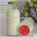 glass milk bottle manufacturer with metal cap